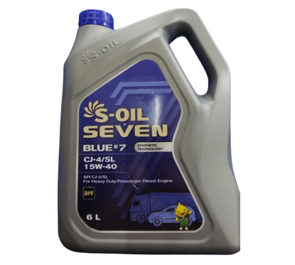 ACEITE SEVEN OIL 15W40 BLUE 7 SEMI-SIN. BENC-DIESEL DPF CJ-4 6LTRS
