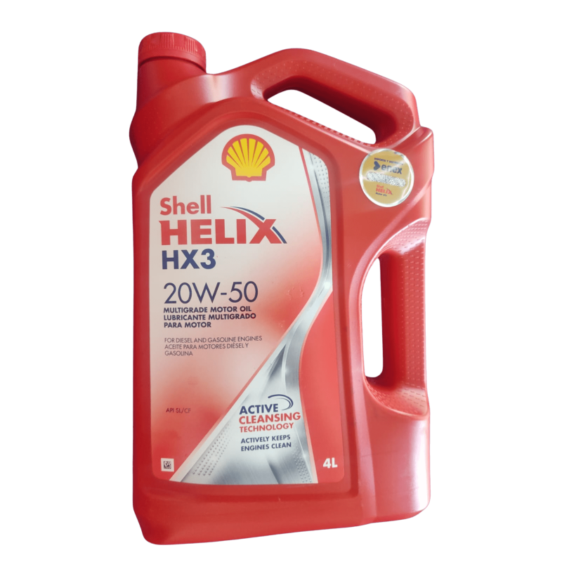 ACEITE SHELL 20W50 HELIX HX3 MINERAL BENCINA-DIESEL